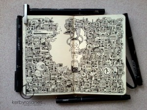 Kerby Rosanes doodles interview