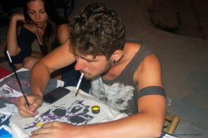 Cool hand-painted T-shirts by Troix Tone - Interview with Adrian Simion