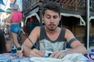 Cool hand-painted T-shirts by Troix Tone - Interview with Adrian Simion