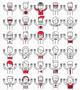 Viral illustrated Facebook-covers for presidential campaign