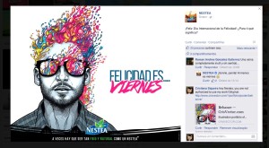 Nestle steals illustration and uses it on their Facebook page