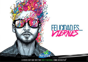 Nestle steals illustration and uses it on their Facebook page