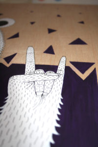 You mentioned earlier that you get your inspiration from other artists, too. Any examples? Every week I discover new crazy talent illustrators and artists. But to name a few that I really admire: Pat Perry, Michael Sieben, Dulk, Barry McGee, Doze Green, Alexone, Jeanspecial, Niark1, OS Gemeos, Nate Williams, Greg «Craola» Simkins, Interesni kazki, Rebecca Dautremer, Shaun Tan, Bernard Buffet, Goya, Da Vinci, Daumier, JJ Grandville, Jim Flora, Modigliani, Picasso, Dali, Magritte, Bosh, Van Gogh, Klimt, and so many more!