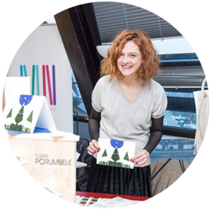 From illustration to running your own shop - Interview with freelance illustrator Ana Banica. Wall deco art stickers