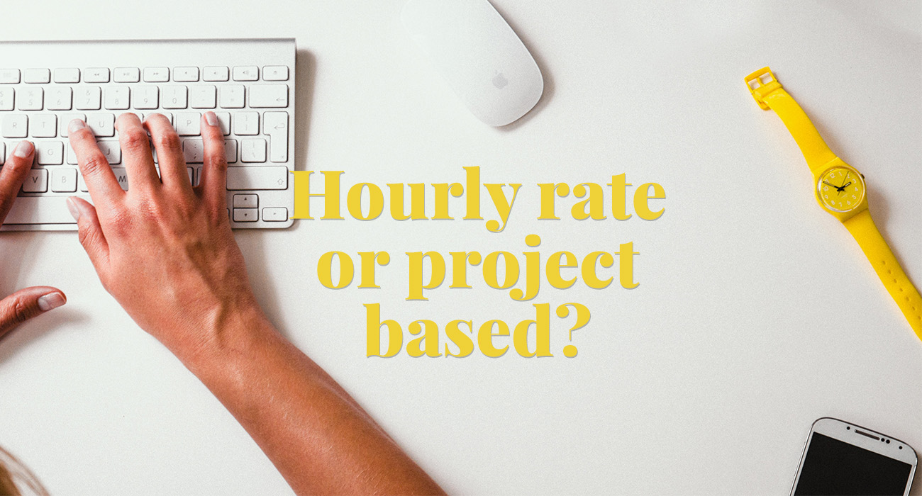 Charging clients Hourly rate or project based? Talk Illustration